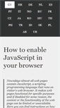 Mobile Screenshot of enable-javascript.com